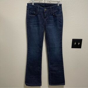 Anthropologie Freedom of Choice Dark Wash Boot Cut Denim Size 28